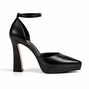 Leather Platform High Heel Pumps Ankle Strap 11cm 21001 Felipe Rivera